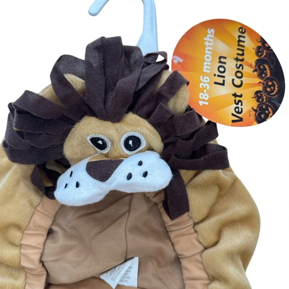 Playful Plush Lion Halloween Costume Cosplay Size 18-36 Month One‎ Piece Unisex